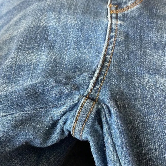 Judy Blue Jeans Western Print Mid Rise Relaxed Fit Straight Size 13/31 - Picture 4 of 11